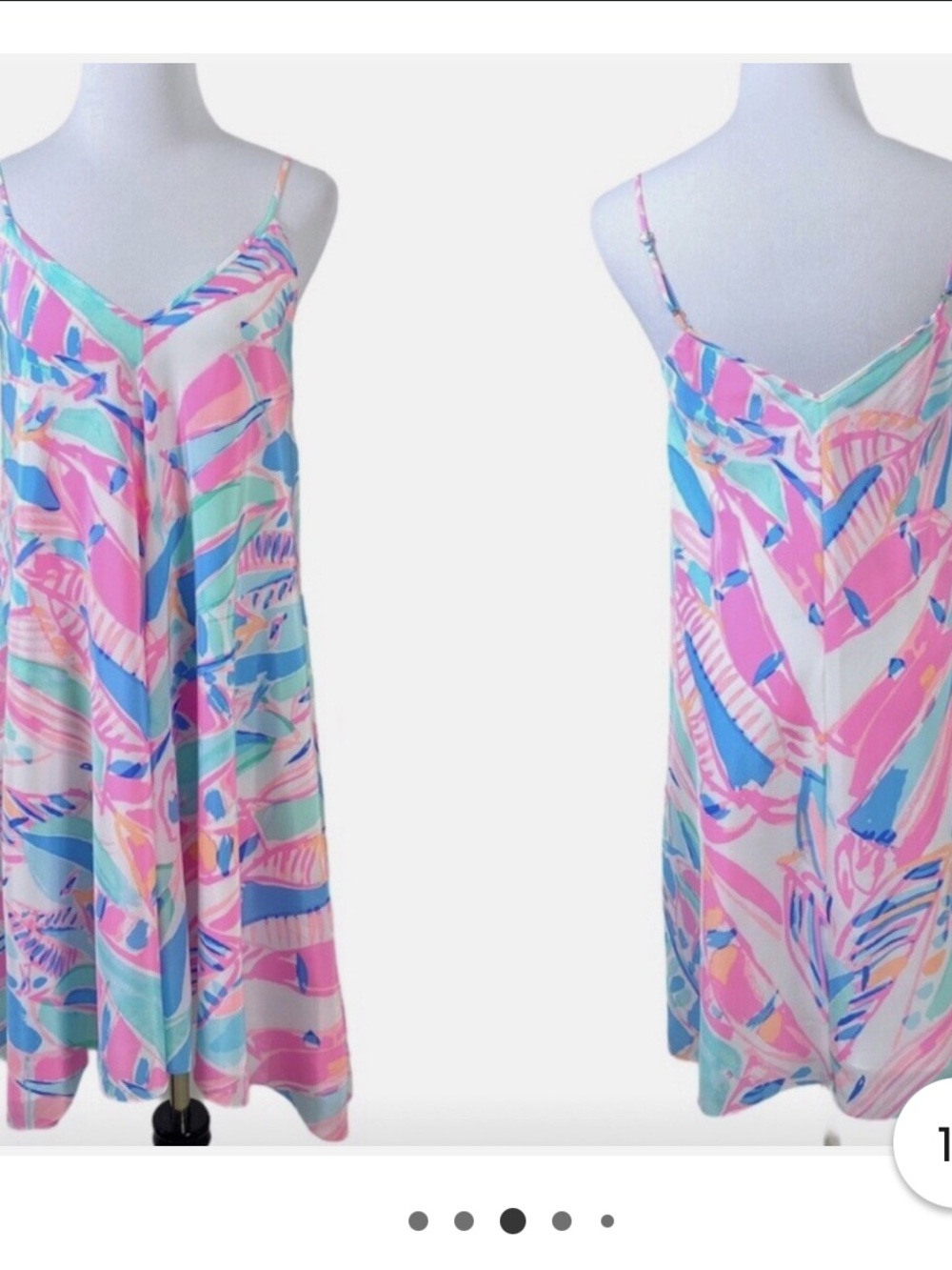 Lilly Pulitzer 100% Silk Clara Dress